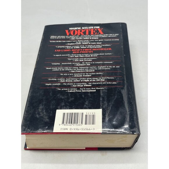 vortex a noval hardcover book by larry bond 1991 English worner publishing READ - Picture 3 of 7
